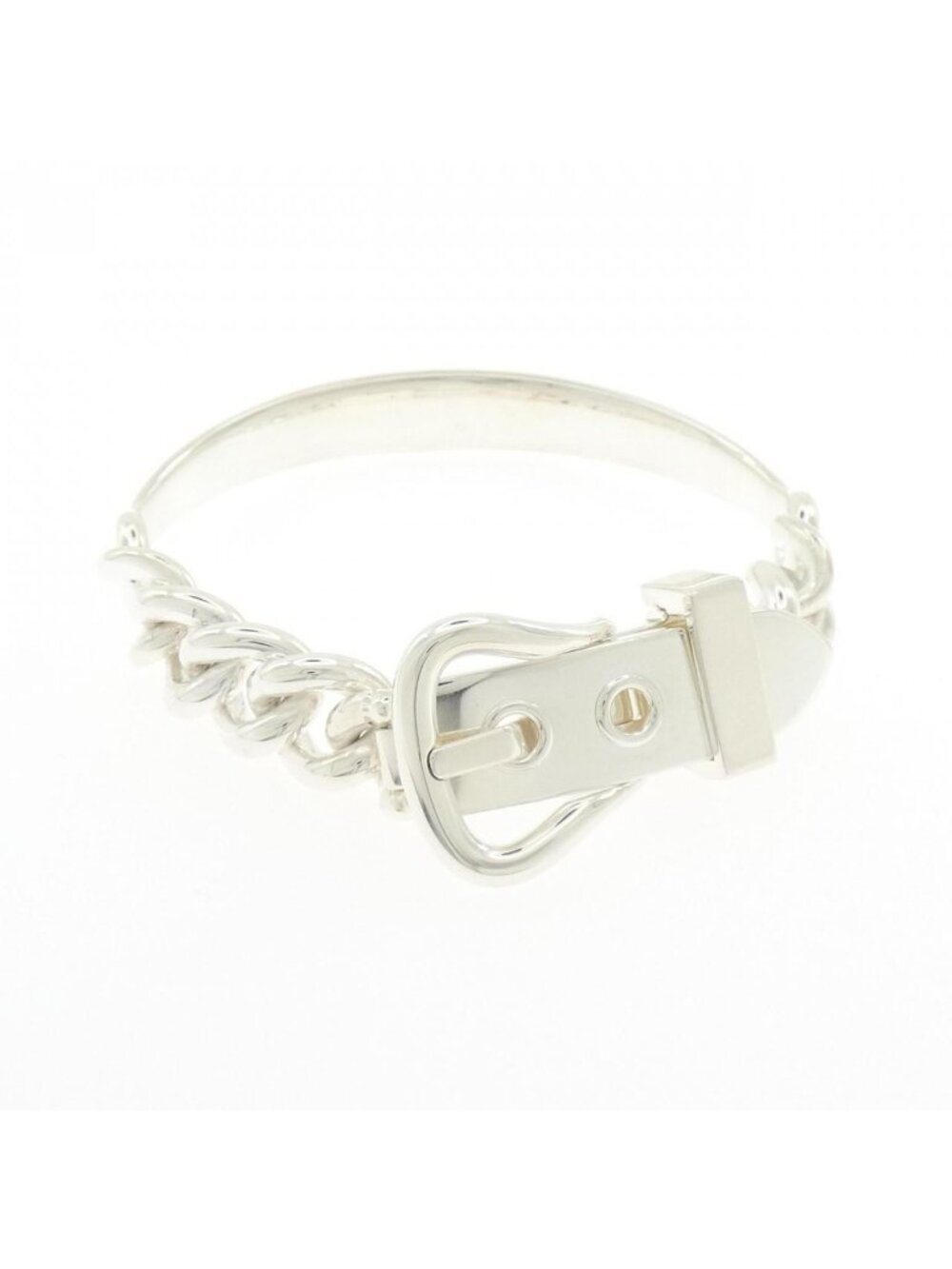 Hermes Boucles Sellier Inflexible GM Bangle Bracelet